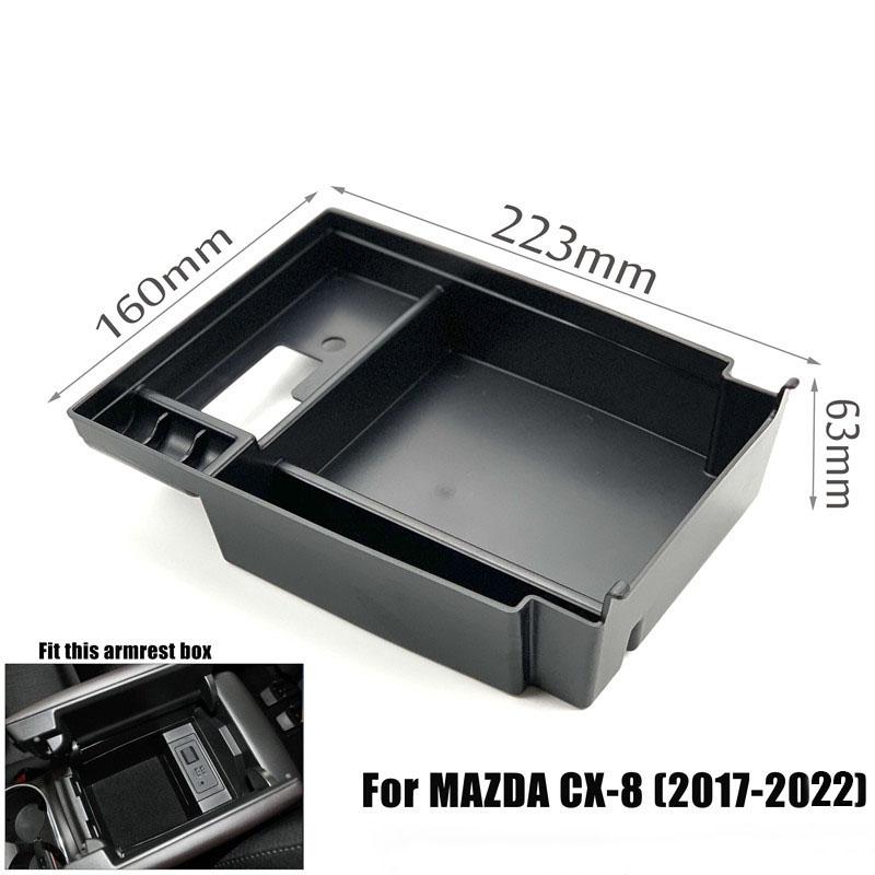 Car Styling Accessories Central Armrest box Storage Tray Glove Pallet For MAZDA 3 6 AXELA ATENZA CX-5 CX5 CX-8 CX8 CX-9 CX9