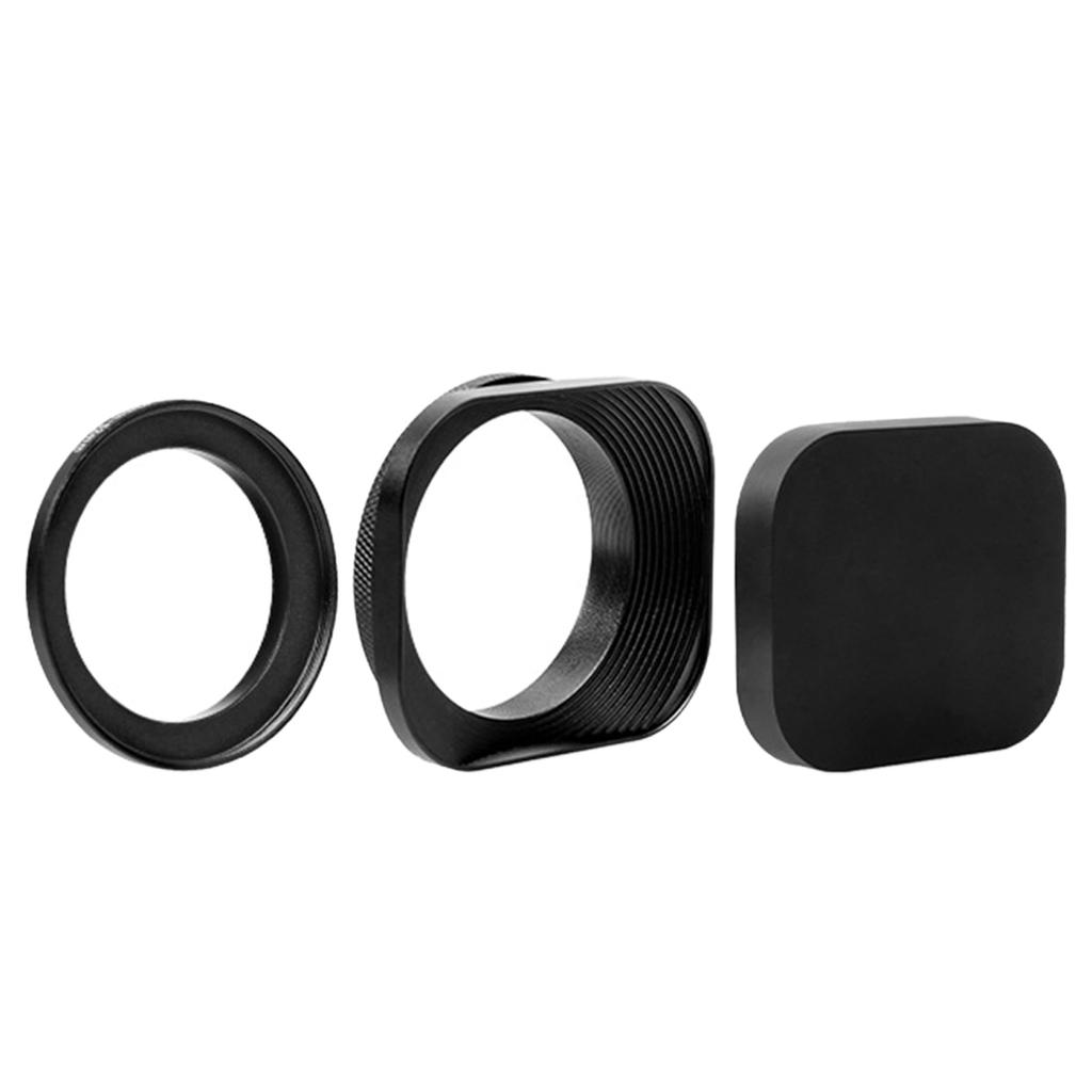 Aluminum Lens Hood Set For Mirrorless Cameras Fits 37/39/40.5/46/43/49mm Lenses Hood Assortment