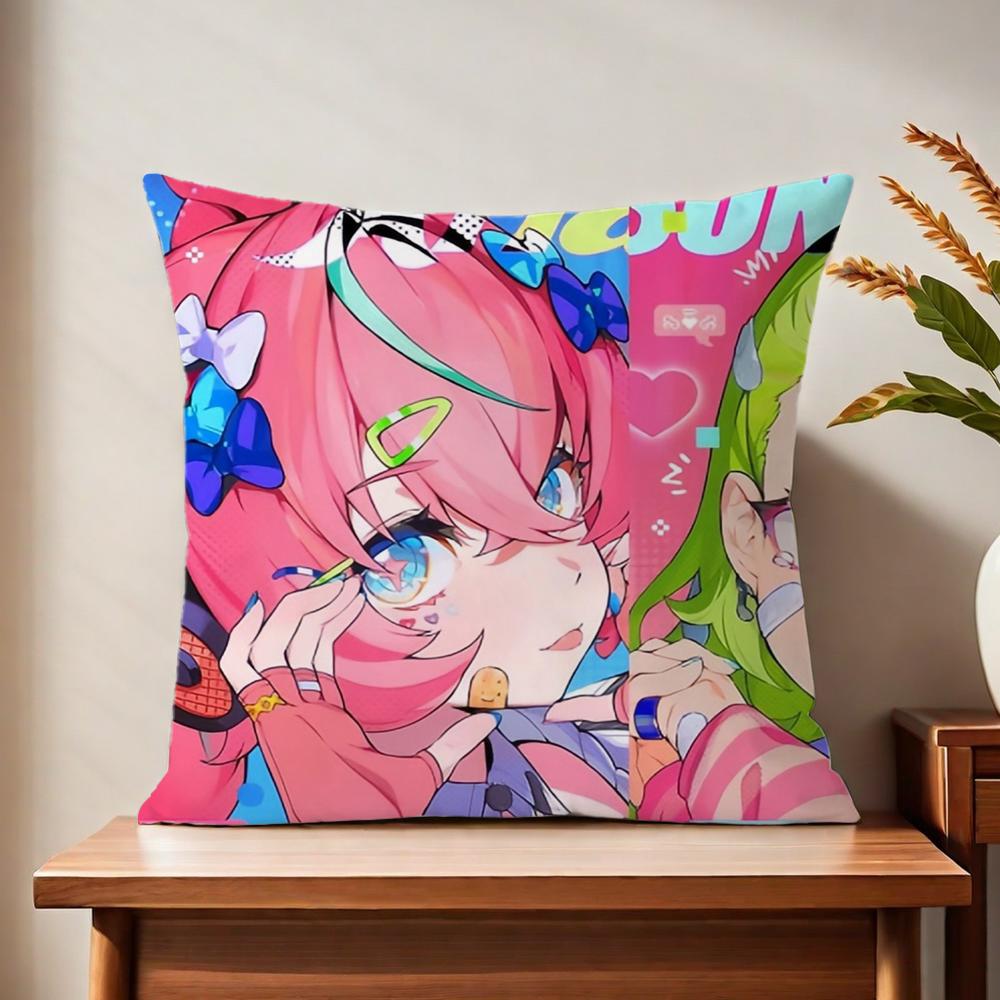 Game ZZZ Angels of Delusion cushion cover For Pillow Printing Sofa Decoration Home Car Room Coffee Shop Office Nordic Simplicity
