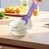 Creative No Spill Measuring Spoon Funnel Preparation Of Protein Powder Workout & Sports Drinks, Baby Formula Refill Mess Spill
