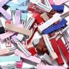10pcs 48x10mm Iron Duckbill Hair Clips Colorful Flat Grosgrain Ribbon Hairpins For Jewelry Making DIY Headwear Hair Accessories