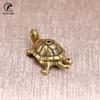 Vintage Brass Japanese Tortoise Incense Holder Burner Small Tea Pet Ornament Animal Turtle Figurines Miniatures Desk Decorations