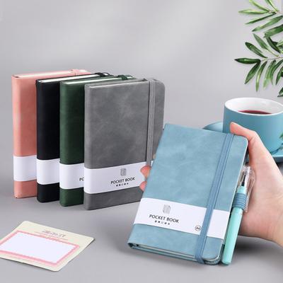 Notebook Stylish Portable Diary Notebook with Elastic Strap Design Compact Record Notepad for Home Office