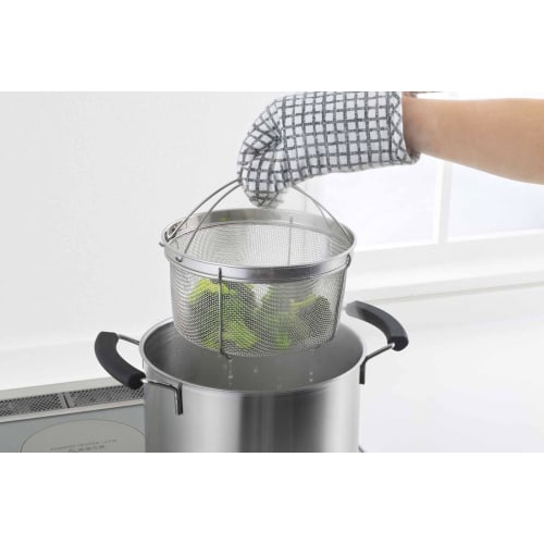 Yoshikawa Stainless Steel Boiling Colander, 19cm (1686191)