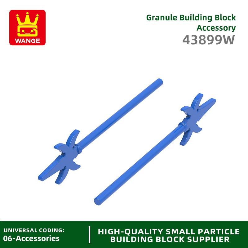 Non-Toxic 117Pcs/Lot 43899W Four Corners Gun Building Block Moc Army Weapon Accessories Compatible With Brick Children Toy Assembly G