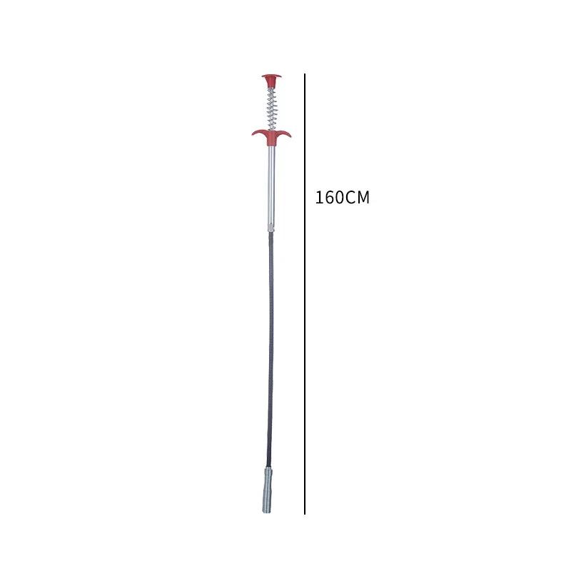 

Многофункциональный инструмент для дноуглубления труб Гибкий дренажный шнек Канализационный шнек для чистки волос Коготь с пружинным захватом Инструмент для дноуглубления труб