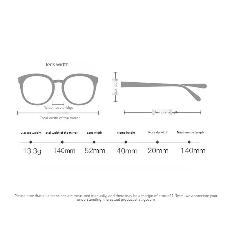 Retro Cat Eye Metal Frame Anti-Blue Light Myopia Glasses Ultra-Lightweight High-Definition Eyewear Unisex Diopter 0 To -4.0