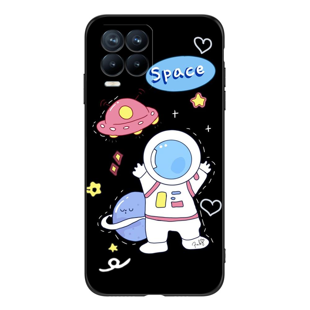 Für Realme 8 5G 4G Hülle Rückseitige Abdeckung Für Realme 8 Pro Hülle Für Realme 8i Hülle Für Realme8 Schwarze Tpu Hülle niedlich funy