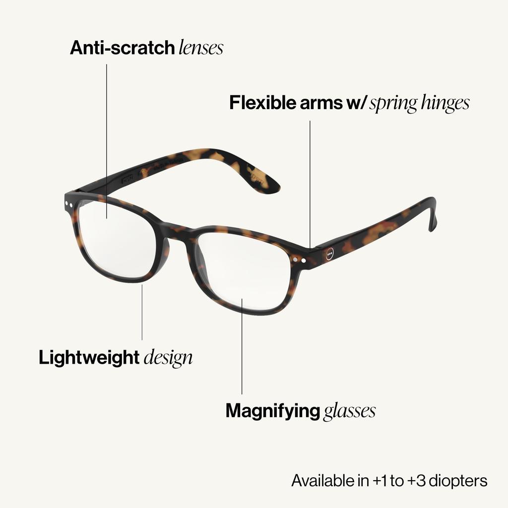 [Izipij] Reading Glasses +1.5#B-TORTOISE