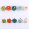 Crocheted Pumpkins for Festive Thanksgiving Halloween Mantlepiece Embellishments Autumnal Small Pumpkins Decoration