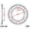 428 49T Motorcycle Rear Sprocket Gear For Honda XLR250R XLR 250R XLR250 R Baja MD20 MD22