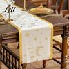 Modern Table Dressing Eid Mubarak Runner Ramadan Gold Moon Stars Tablecloth Islamic Happy Party Decorations Holiday Rectangular Cloth for