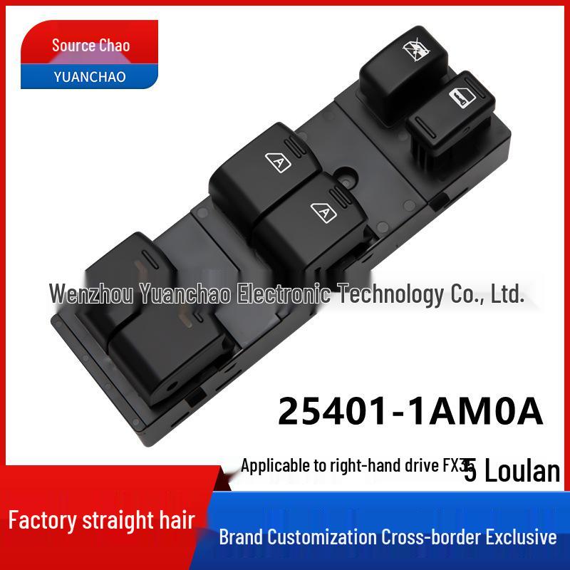 

Infiniti FX35, Nissan Murano, Altima RHD Power Window Switch 25401-1AM0A Electric