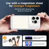 Magnetic Selfie Light for Cell Phone Gliship 128 Led Selfie Light Compatible with Magsafe Rechargeable Portable Clip Fill Light