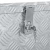 Vidaxl Aluminiowa Skrzynia, 76,5 X 26,5 X 33 Cm, Srebrna