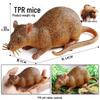 Children's Soft Rubber Bamboo Viper and Python Animal Model Toy