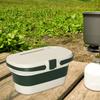 Picknickkorb mit Multifunktionsdeckel & Tischplatte, Tragbarer Campinggriff für den Außenbereich,