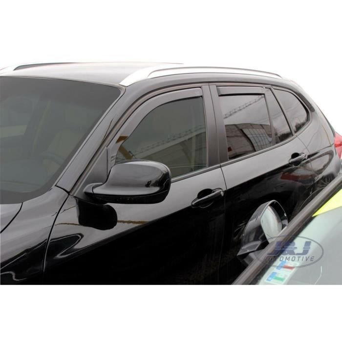 Déflecteurs d'air - J&J AUTOMOTIVE - Heko - Fumé - Pour BMW X1 E84 2009-2015 - Installation facile