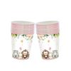 New hot-selling animal series theme party tableware forest animals children's birthday decoration supplies