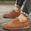 Fashion All-match Mens Slip On Walking Shoes Brand Business Walking Flats Classic Men Shoes for Wedding Leather Men Fashion Casual Shoes
