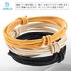 Dreld Vintage Style Guitar Wiring Cable Set Total Length Fabric for Internal Instrument Electric Guitar Braided Metal Net Specification 3-Color