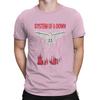 Bird down T shirt pure cotton hipster T-shirt crew neck System Of A Down tee shirt short sleeve tops Classic