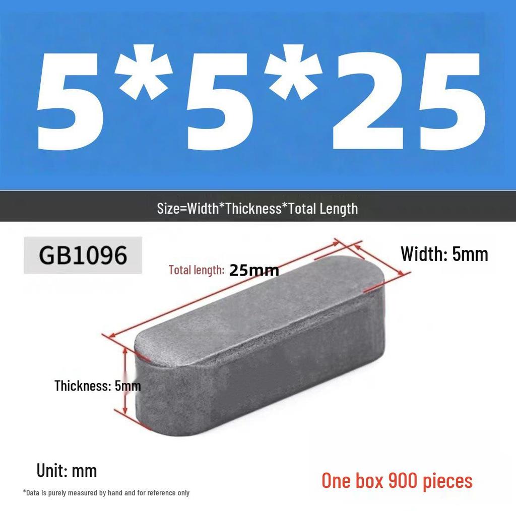 A3 Material Double Round Head Key Pin, Plain Key, Type A, Complete M3/M4/M5 Specifications