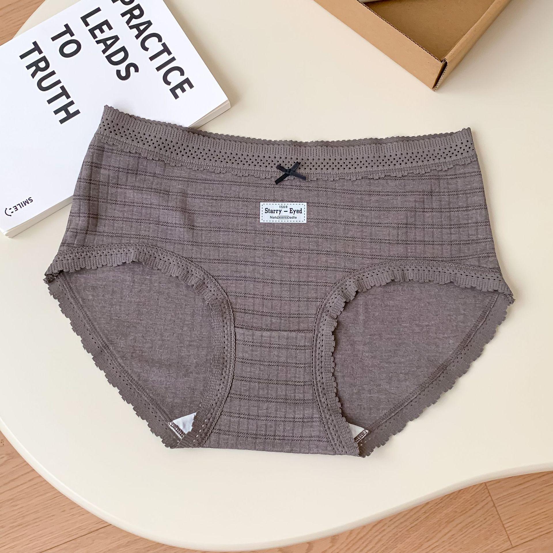 A029 Women s Antibacterial Mid-Waist Breathable Winter Briefs - American Style, Hip Lift, Skin-Friendly One Size