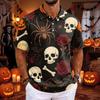 Men's Halloween Print Short Sleeve T-Shirt