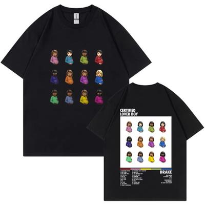 Rapper Drake Certified Lover Boy Album Print Graphic Hot Sale TShirt Casual Fashion T-shirt Men Women Cotton Oversized Tee Shirt
