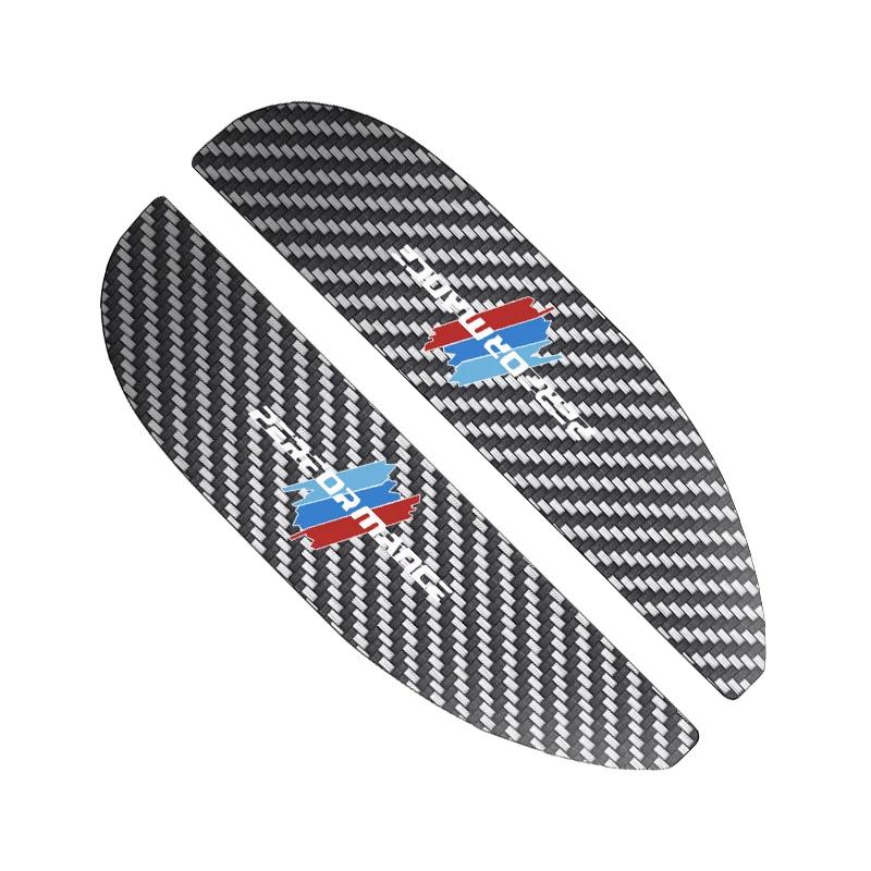 2pcs Car Rear View Mirror Sticker Rain Eyebrow For BMW 50th Kith 5 Series F20 E39 F10 F30 E90 E46 E60 G60 X5 E87 F11 G20 G32 G30