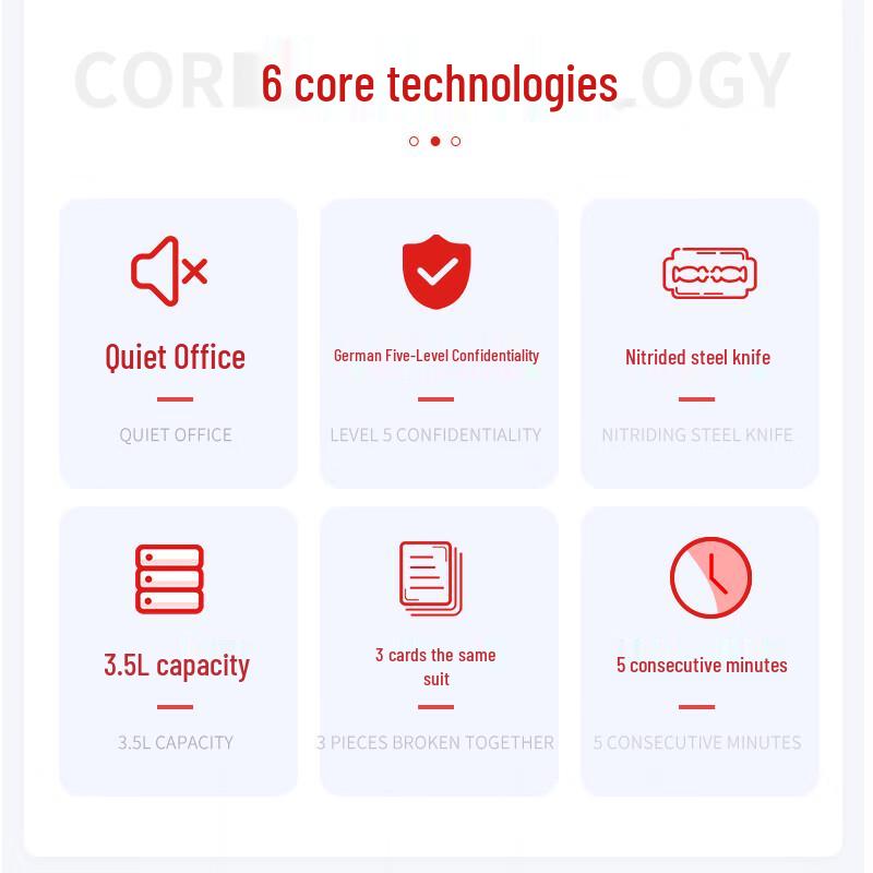 Aurora AS039 Desktop Micro-Cut Paper Shredder (3-Sheet)