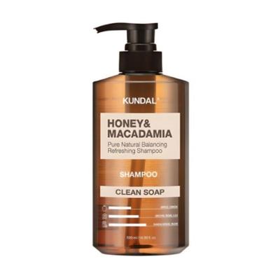 Honey and Macadamia Nature Shampoo Clean Soap Scent Nourishing Moisturizing Shampoo 500ml