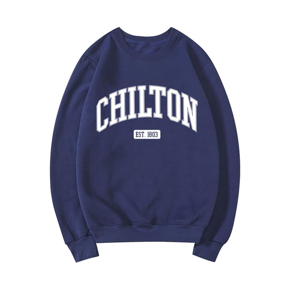 Felpa Chilton School Felpa ispirata alle ragazze Gilmore Felpa con cappuccio grafica da donna Felpa con cappuccio con cappuccio a ventaglio con stelle Hollow Pullover casual Top