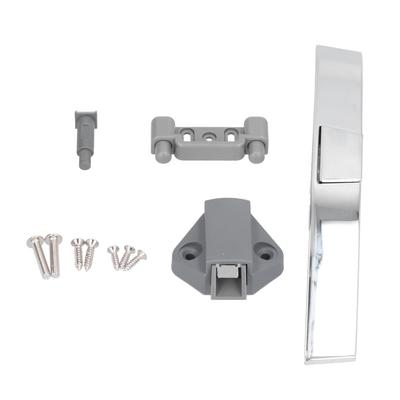 Handle Lock Arc Hanging Door Pull Type Button Lever for RV Drawer Yacht Cabinet Sojourn