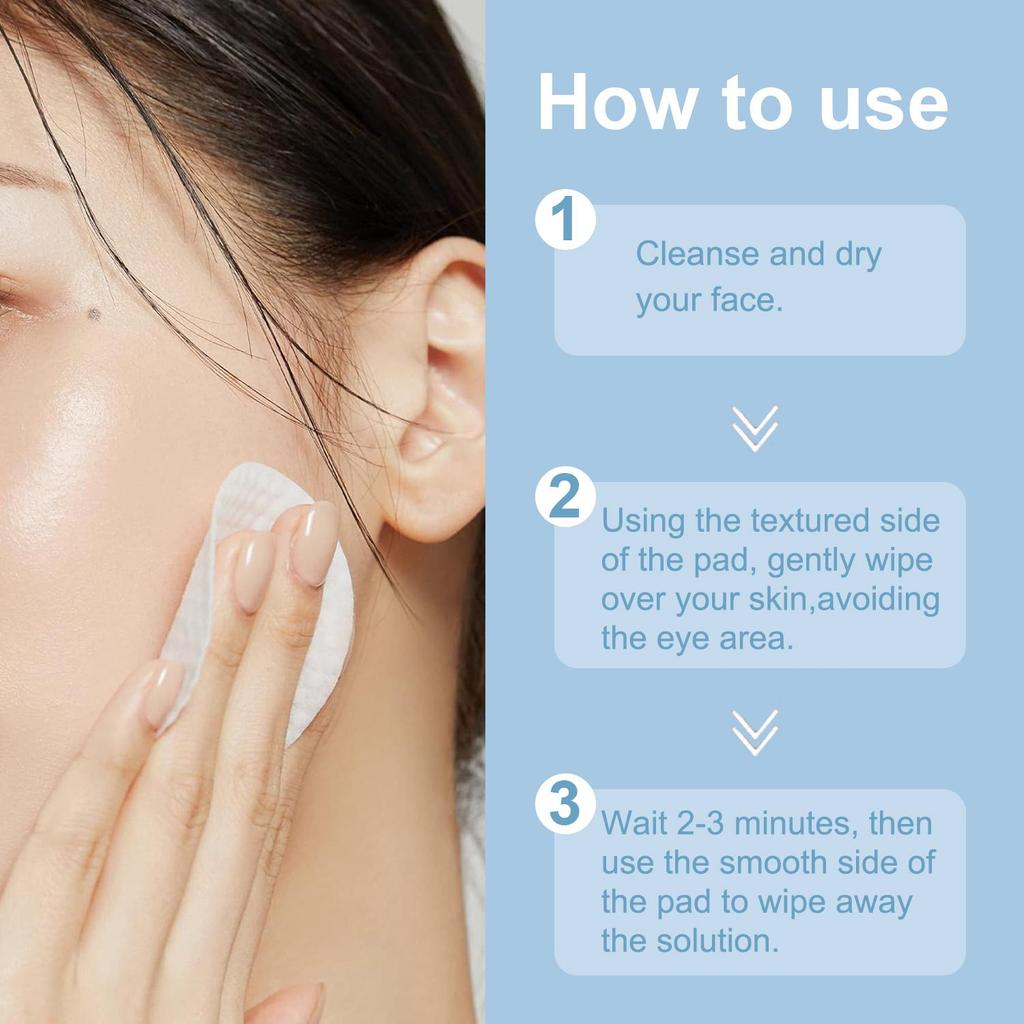 Zero Pore Pad - Gently Eliminates Dirt and Excess Oil, Deep Cleanse and Unclog Skin Pores- Facial Cleansing Pads for Sensitive Skin