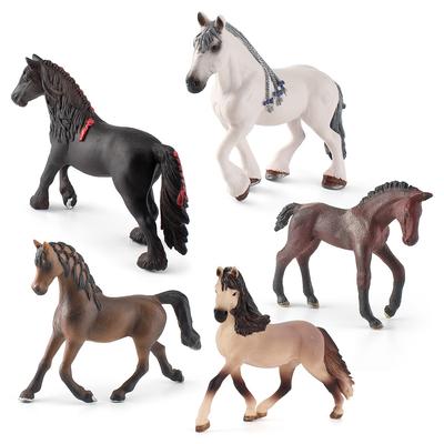 Simulation Animal Model Andalusian Mare Solid Arabian Mare Static Ornament Toy