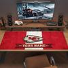 Coussin Imprimé Kansas City Chiefs Tapis de Souris XXL Antidérapant pour Ordinateur Portable/Tablette Tapis de Jeu pour Mini PC Bordure Verrouillable