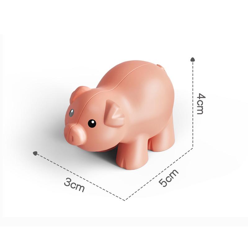 Large Animal Building Blocks for Children's Educational Play - Dolphin Set with Loose Parts