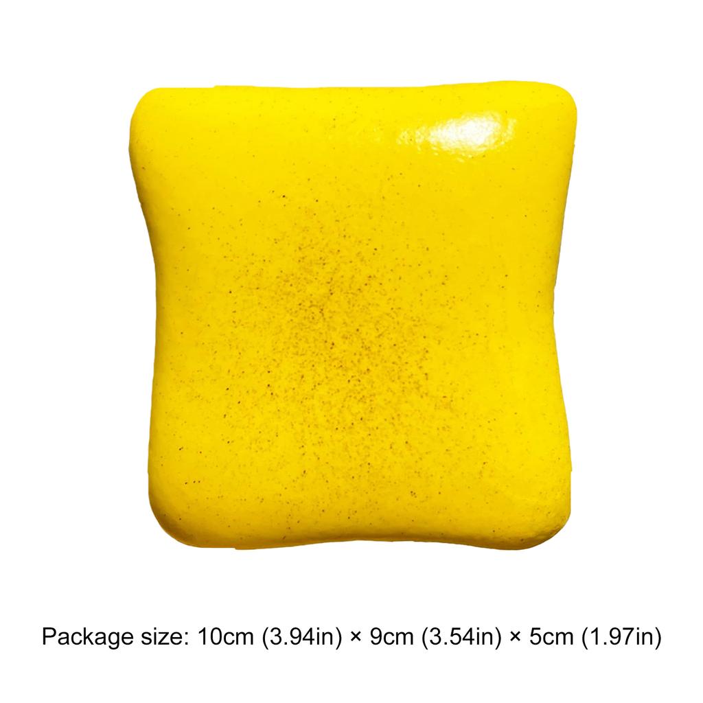 Square Bread Squeeze Toy Bread Butter Squishy Slow Rising Small Sticky Toast Fidget Toys Birthday Gifts for Adults Stress Relief