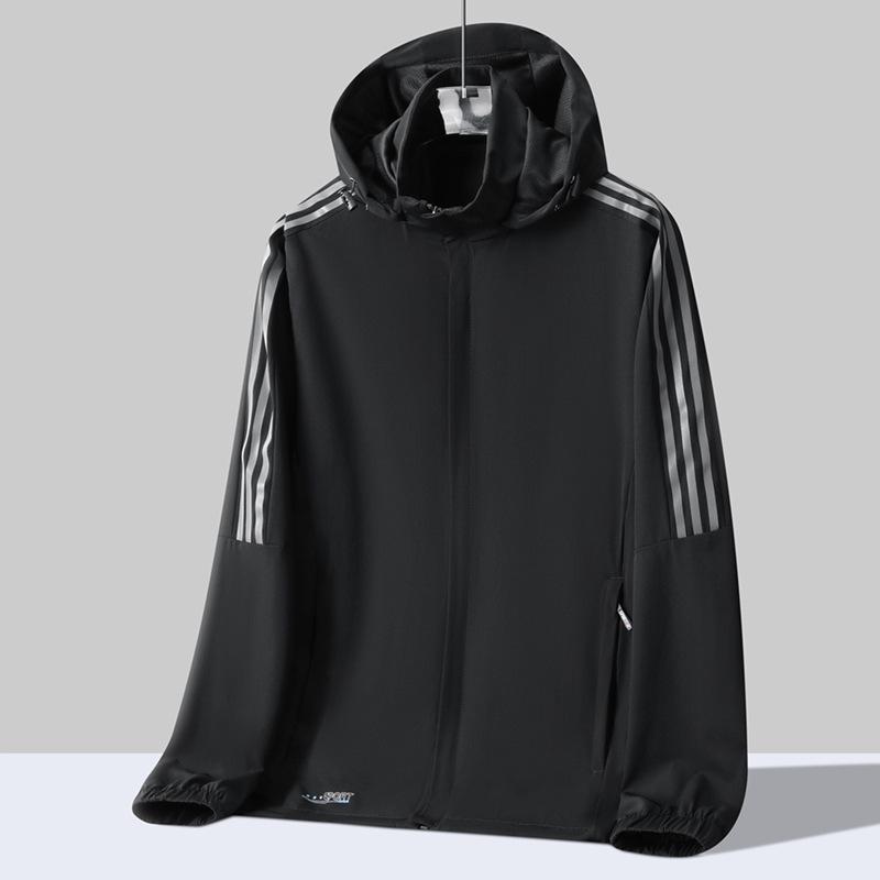 

Teen Hooded Waterproof Windbreaker: Lightweight Spring/Autumn Mountaineering Jacket XL