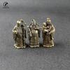 Pure Copper Fulu Shou Three Immortals Home Decorations Hollow out Lucky Star Longevity Star Antique Miscellaneous Handheld Coppe