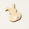 Pack of 5 Rabbit Wood Slices Easter Decorations ple Style Scrapbooking Crafts Birthday Accessories DIY Kits for Adults