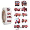 500PCS Construction Vehicle Stickers for Kids Cute  Excavator Truck Fire Truck Tractor Stickers Rewards and encouragement tags