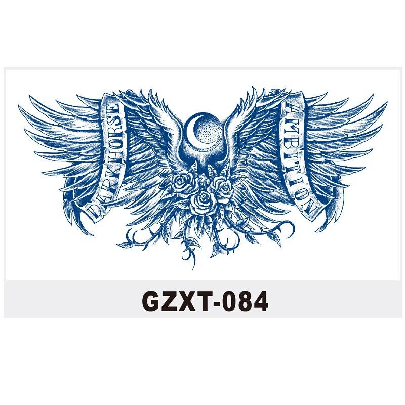 Herbal Tattoo Sticker Large Pattern Chest Sticker Juice Sticker Can'T Be Washed Off Semi-Permanent Water Transfer Gzxt