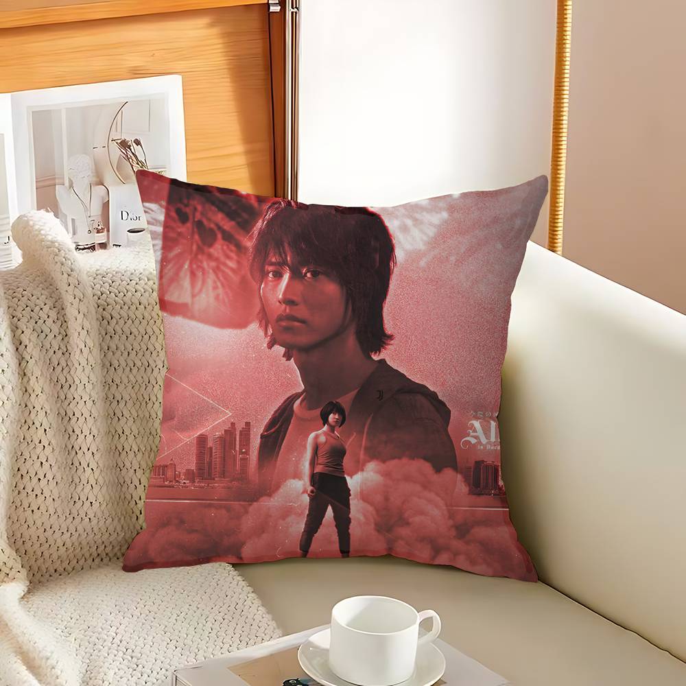 Japan TV Alice in Borderland Cushion Cover Pillowcase Upholstery Sofa Throw Pillow Home Decor Pillowcas