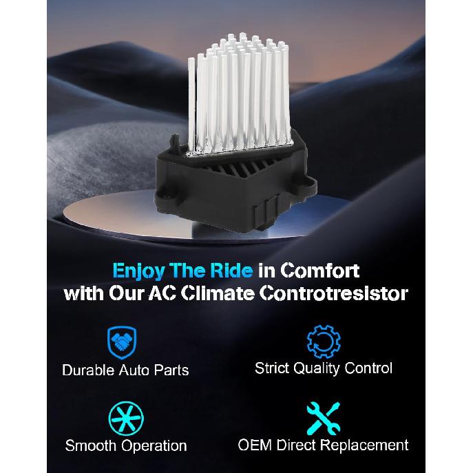 Heater Blower Motor Fan Resistor Air Conditioning Replacement Parts ECCPP Fit for 2000-2000 BMW 323Ci /1999-2000 BMW 323i /2001-2006 BMW 325Ci