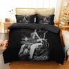 Motorcyc Skeleton Skull 3D Printed Bedding Set Motorcyc Duvet Cover Sets Beds Quilt Covers Single Double Queen King Size