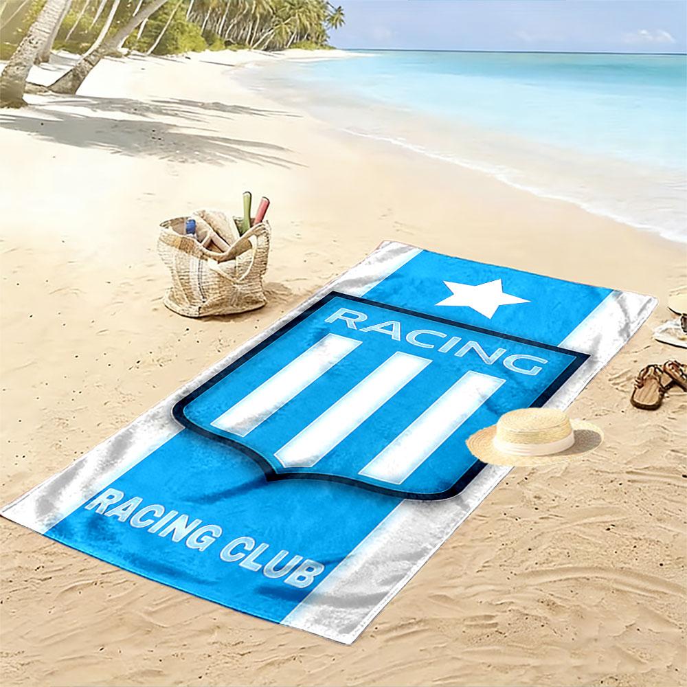 Racing Club Logo Beach Towel Beach Towel Quick-drying for Travel Outdoor Sports Jogging Beach and Swimming