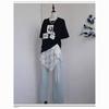 Irregular Lace Elegant Tulle Skirt with A Flared Hem Versatile Tie-up Design Fresh and Sweet Style Apron-style Skirt